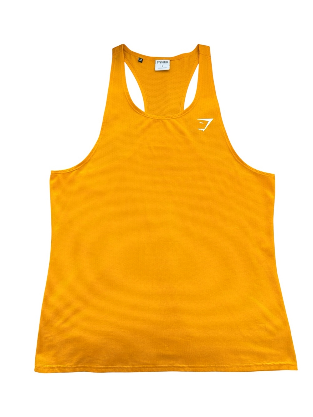 Gymshark Men's Orange Tank Top